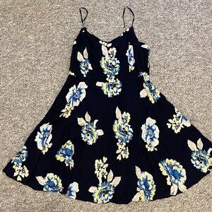 Blue Floral Dress